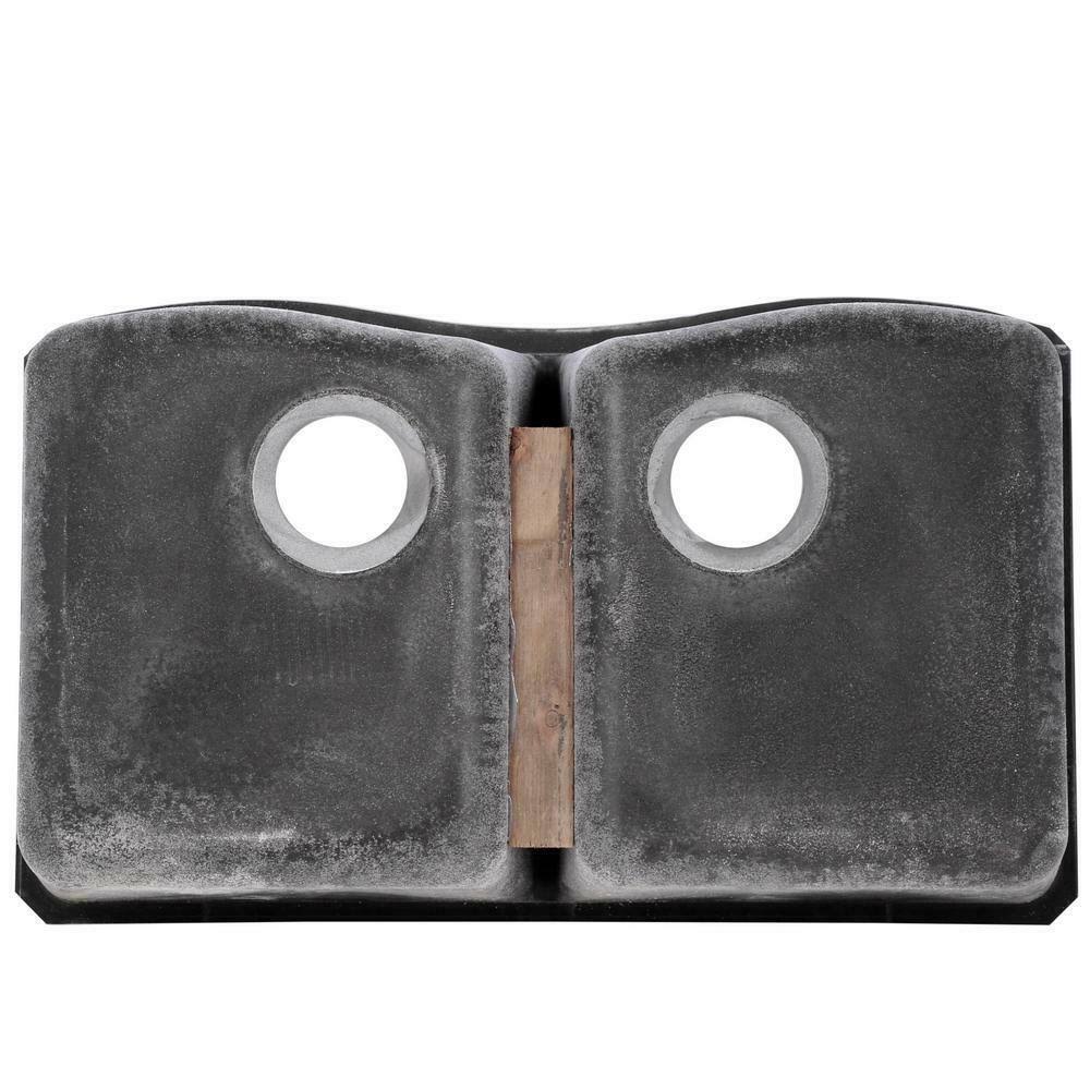 Swanstone QU03322ED Double Basin Undermount Kitchen Sink - Nero