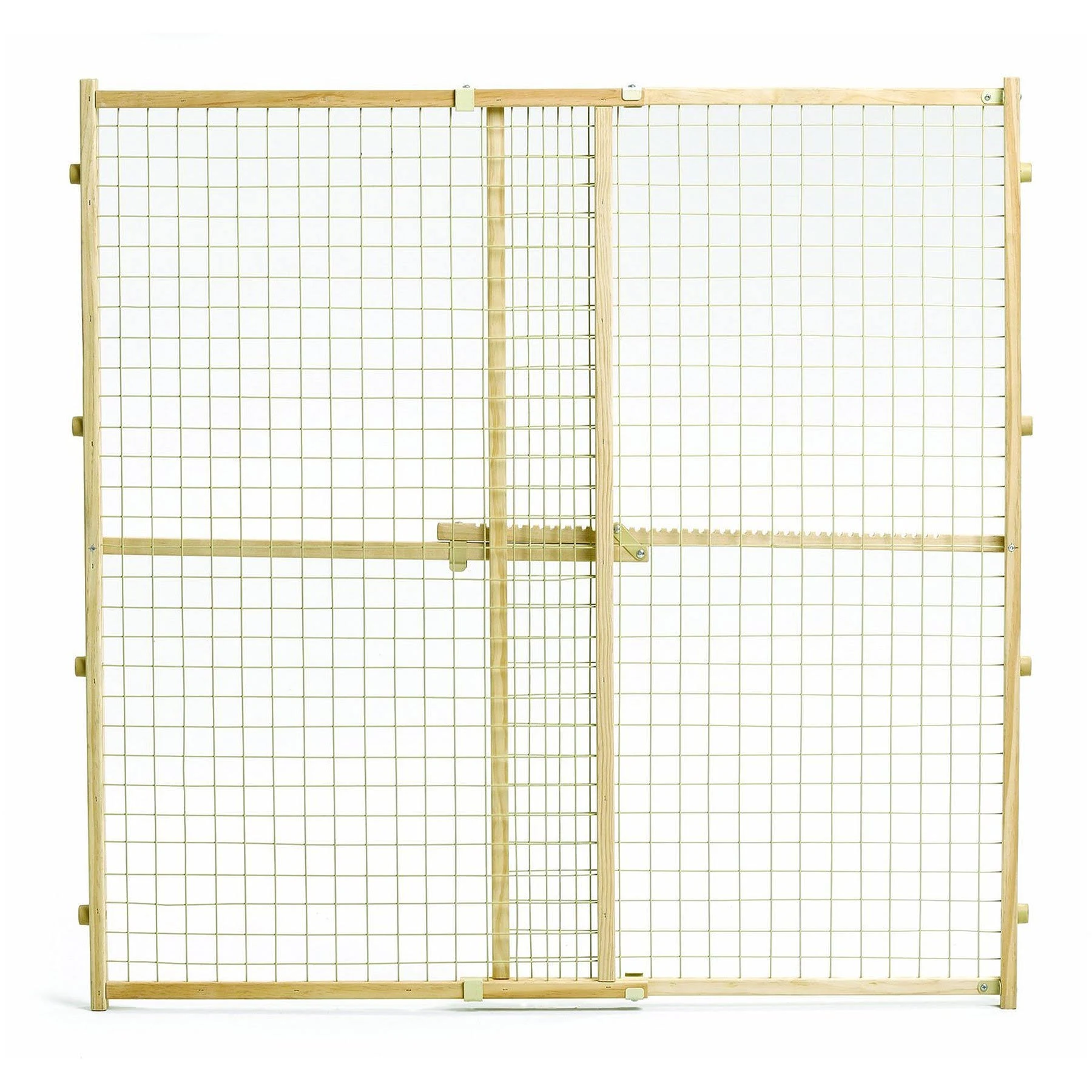Midwest Wood/Wire Mesh Pet Gate, 44-in