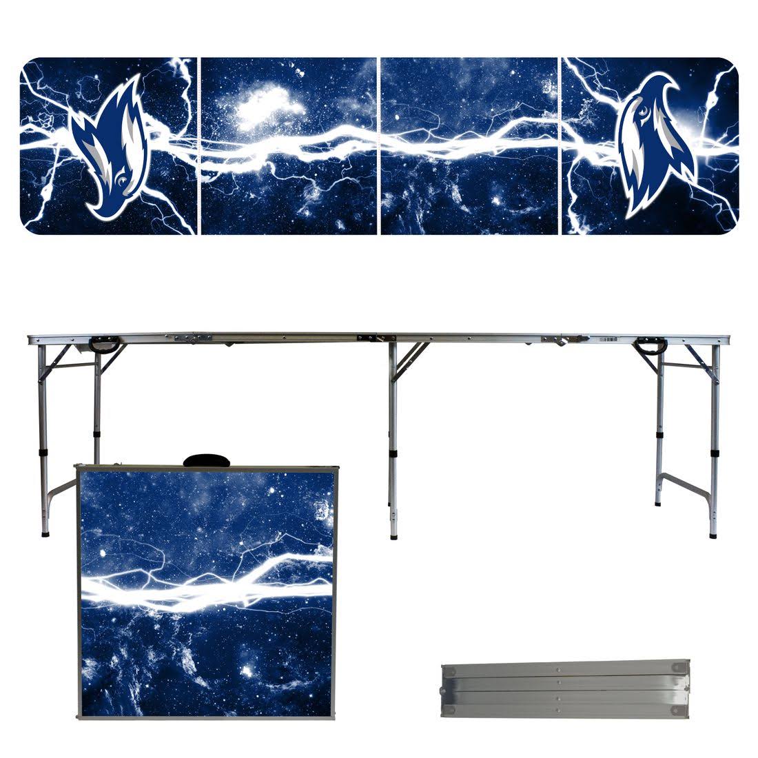 Broward Seahawks 8 Foot Portable Folding Tailgate Table Lightning Version