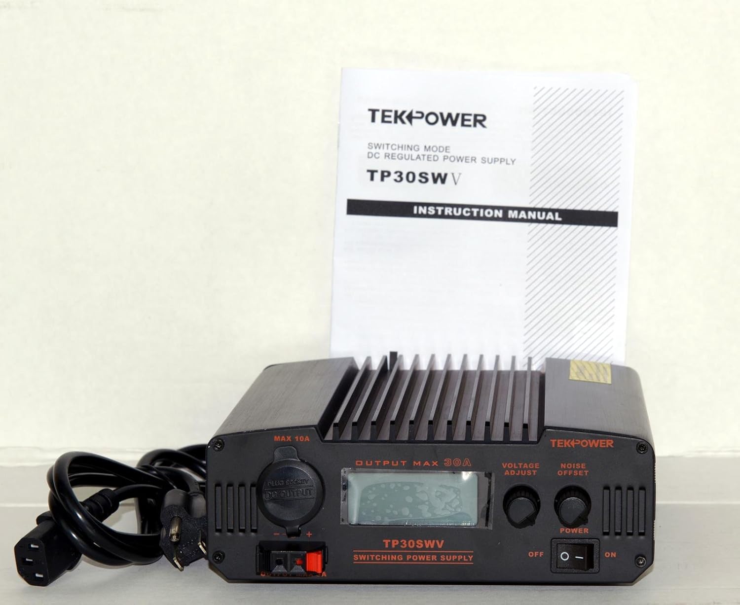 TekPower TP30SWV 30 Amp DC 13.8V Digital Switching Power Supply with Noise Offset