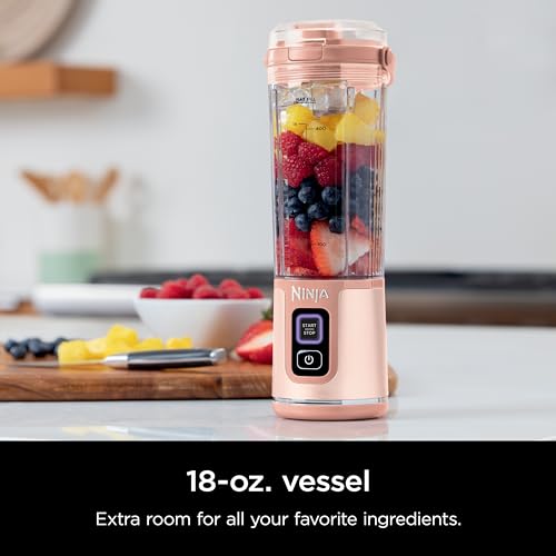 Ninja Blast Portable Blender, Cordless, 18oz. Vessel, Personal Blender for Shakes & Smoothies, BPA Free, Leakproof Lid & Sip Spout, USB-C Rechargeable, Dishwasher Safe Parts