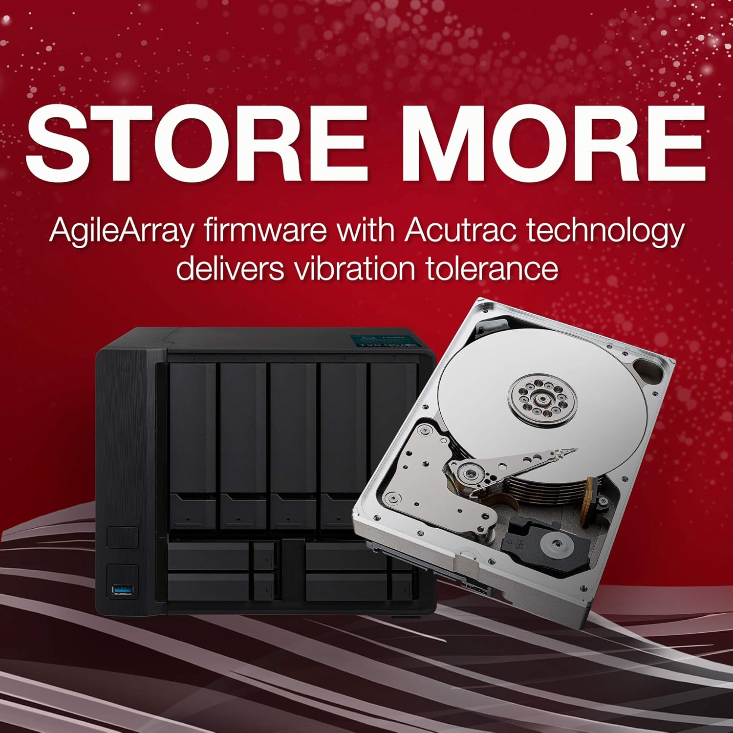 Seagate IronWolf 10TB NAS Internal Hard Drive HDD �C CMR 3.5 Inch SATA 6Gb/s 7200 RPM 256MB Cache for RAID Network Attached Storage (ST10000VNZ004)