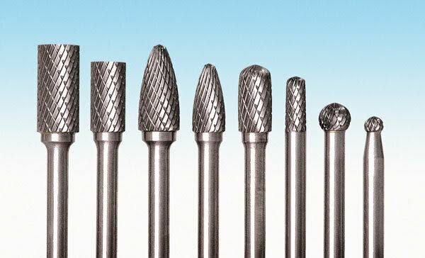 Grip 8 PC Carbide Rotary Burr Set