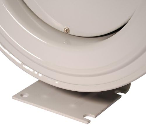 Primefit HRRUB380503 Industrial Grade Retractable Air Hose Reel with 50-Foot Rubber Air Hose
