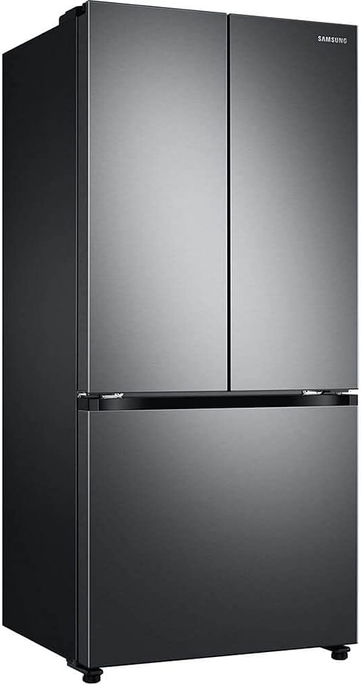 SAMSUNG RF18A5101SG 18 Cu. Ft. Smart Counter Depth French Door Refrigerator - Black Stainless
