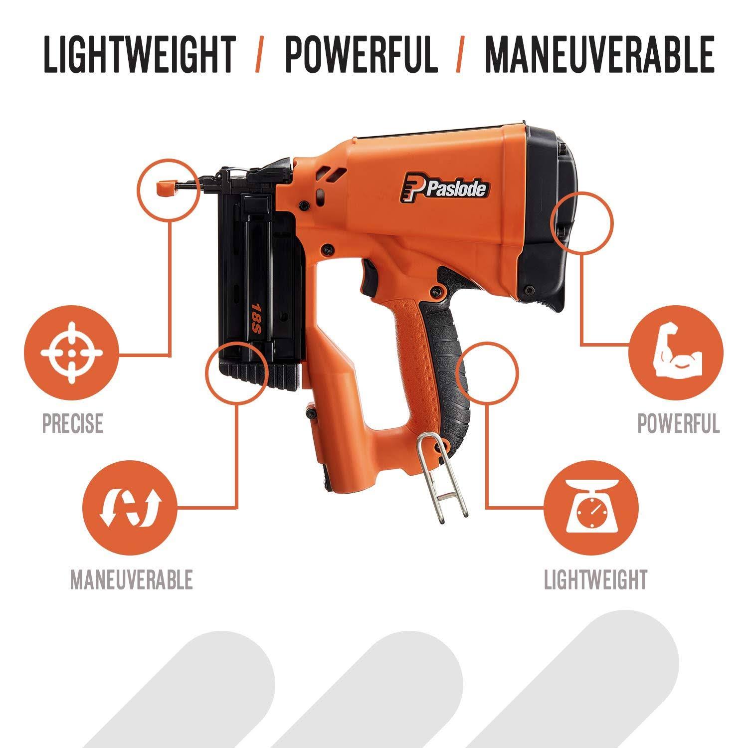 Paslode Brad Nailer, Li-ion, Cordless, 18 Gauge 918100