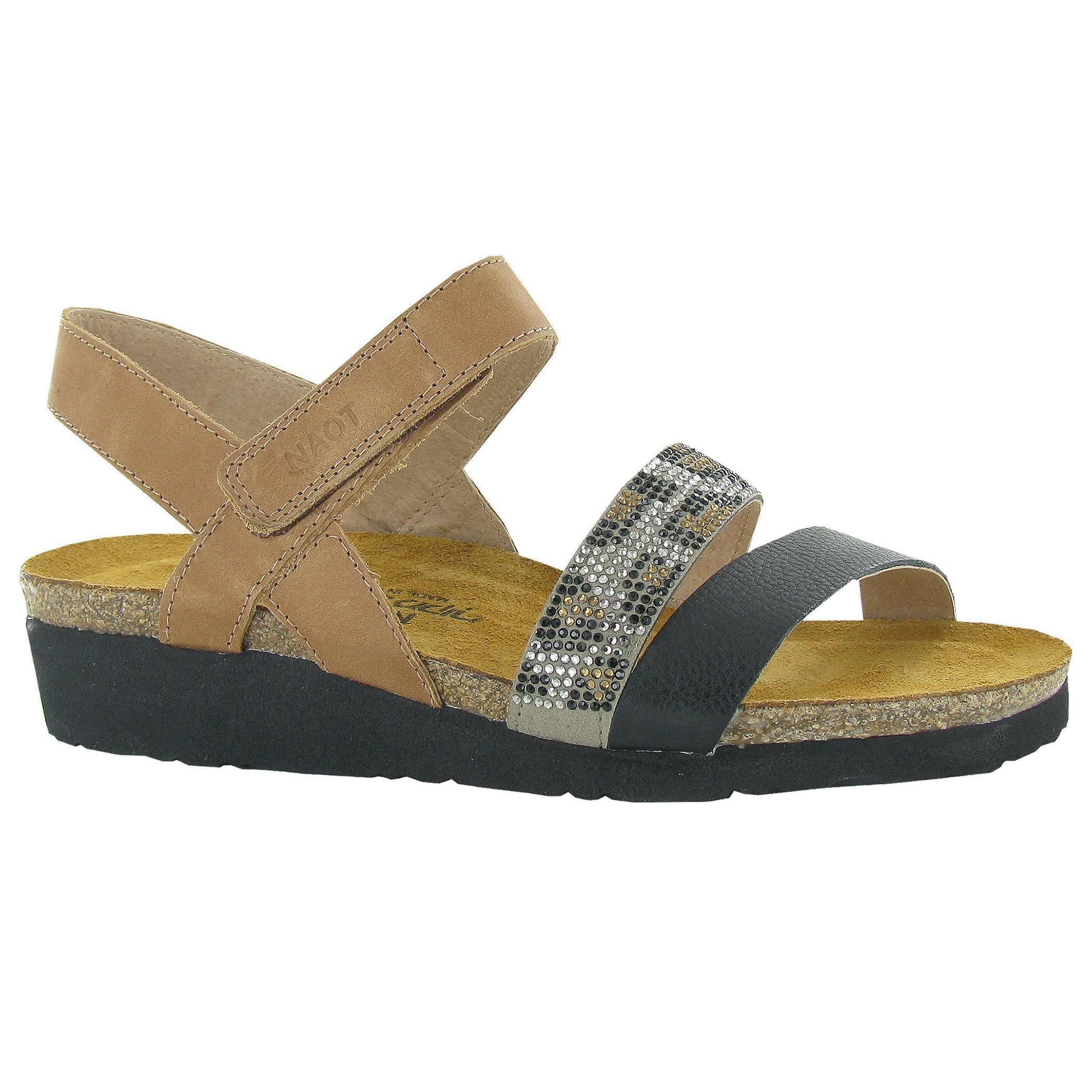 Naot Krista Latte | Black | Cheetah / 43 / M - Avayadevconnect