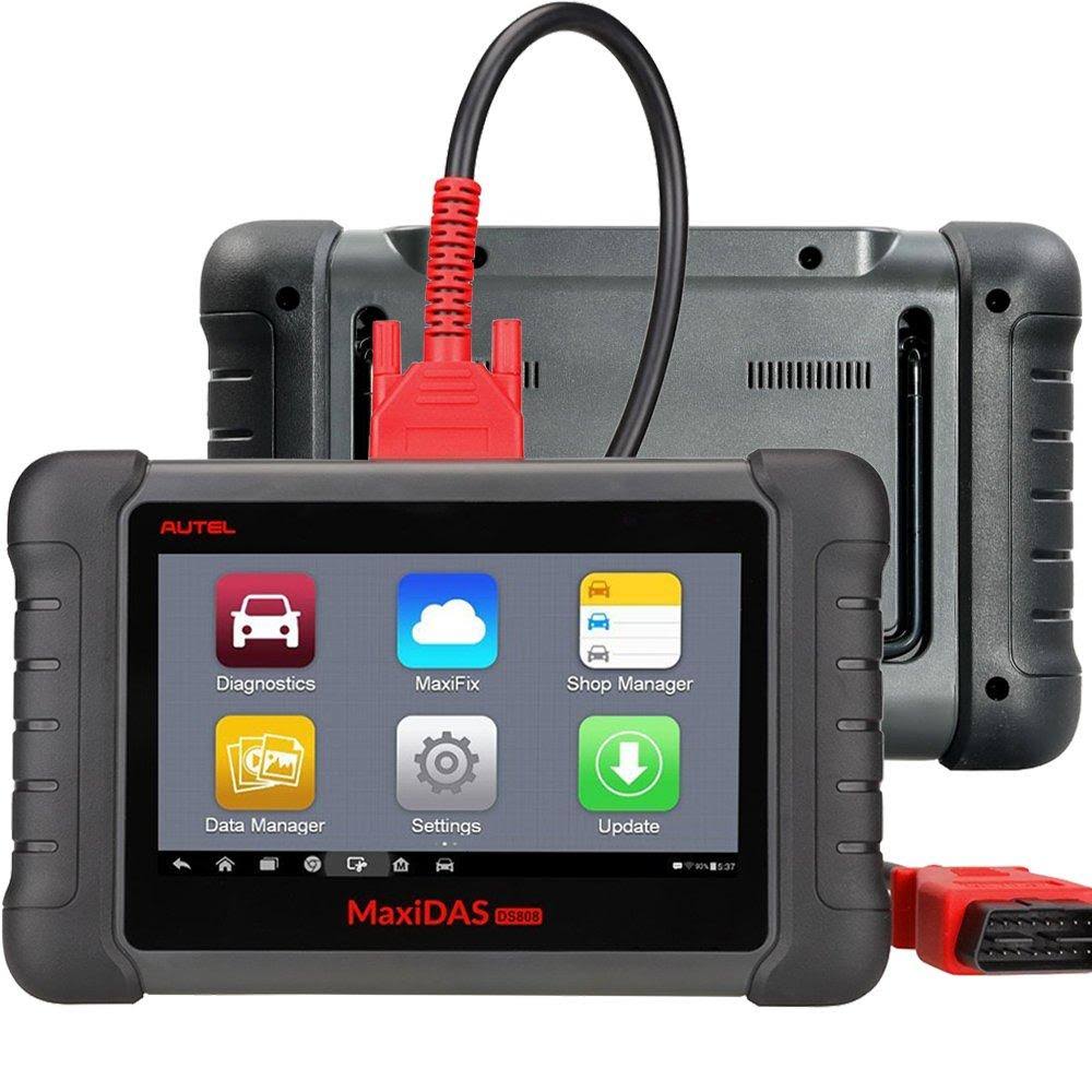 Autel MaxiDAS Ds808 Automotive OBD2 Scanner Diagnostic Tool Key Coding u0026 Multi-Language System