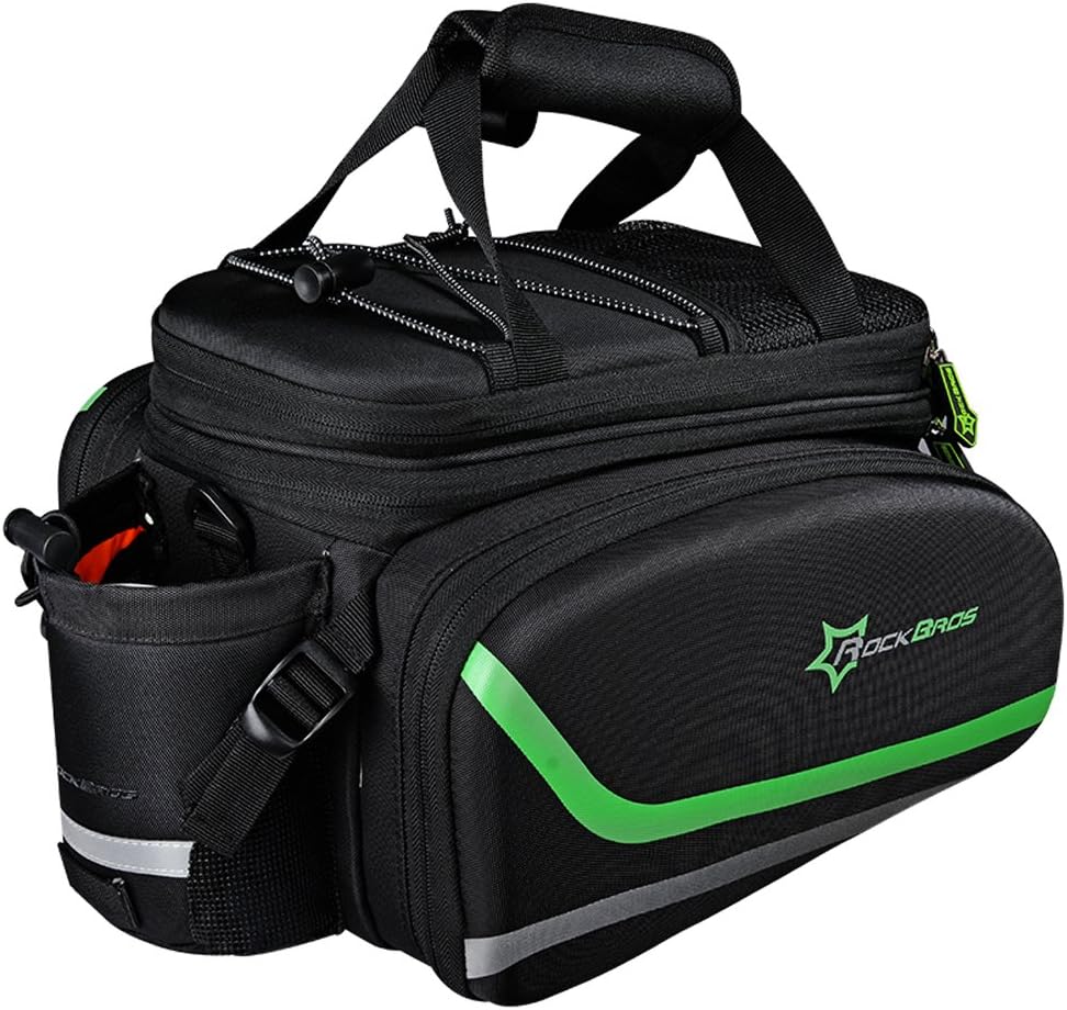 ROCKBROS Bike Panniers for Bicycle, Bike Trunk Bag Rear Bike Rack Bag for Travel Bicycle eBike Accessories Cargo Carrier Bag