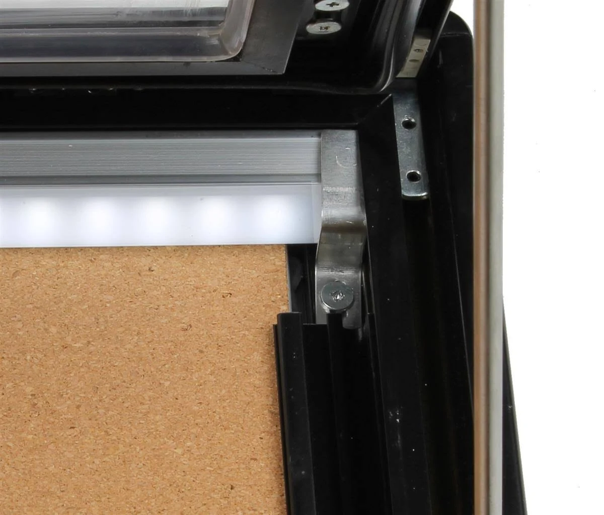 Outdoor Display Cases with Light and Swinging Door