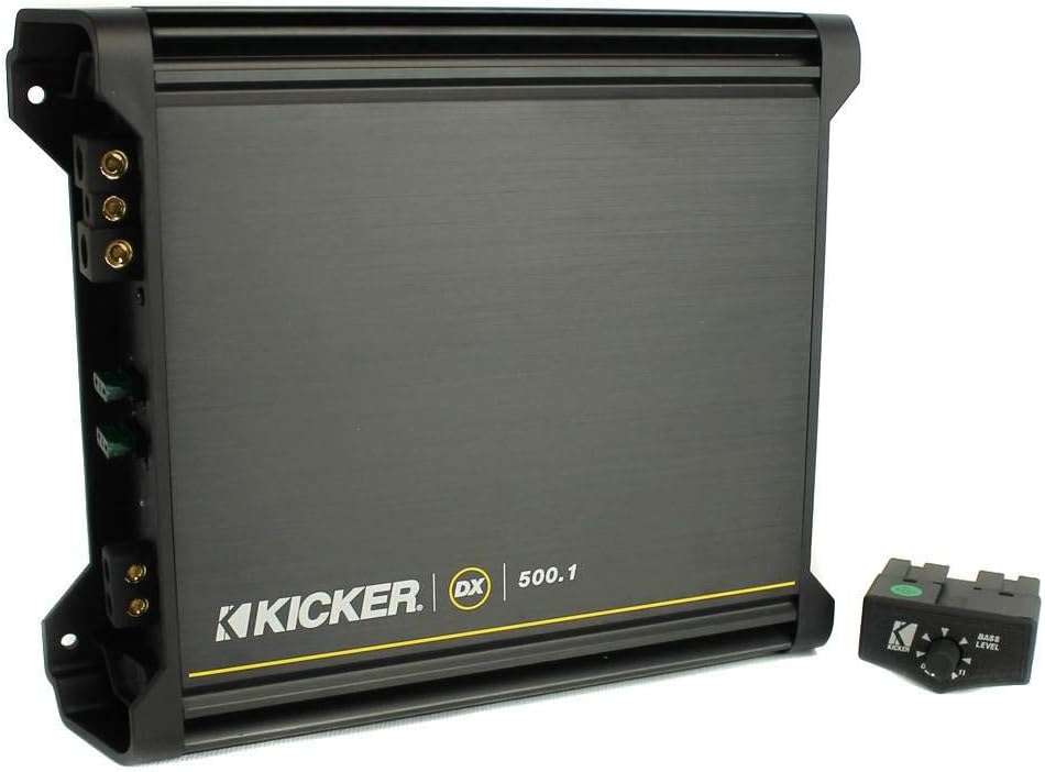 Kicker 40TCWS104 10" 600W Car Loaded Subwoofer Sub+Box+Amplifier+ 4 Ga Amp Kit