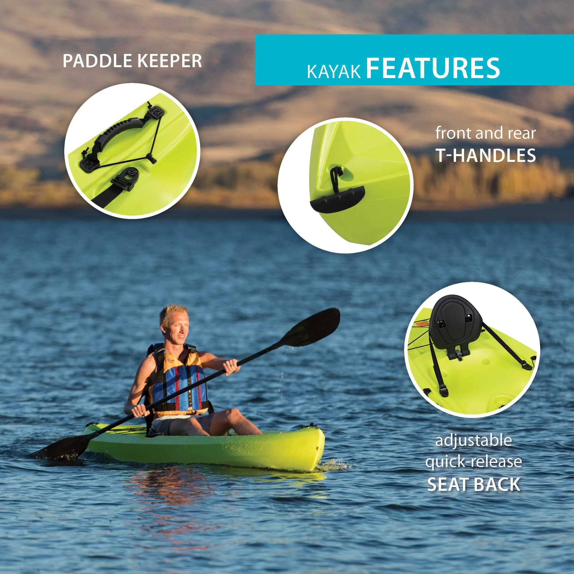 Lifetime Tahoma 10 ft Sit-on-top Kayak (90982)