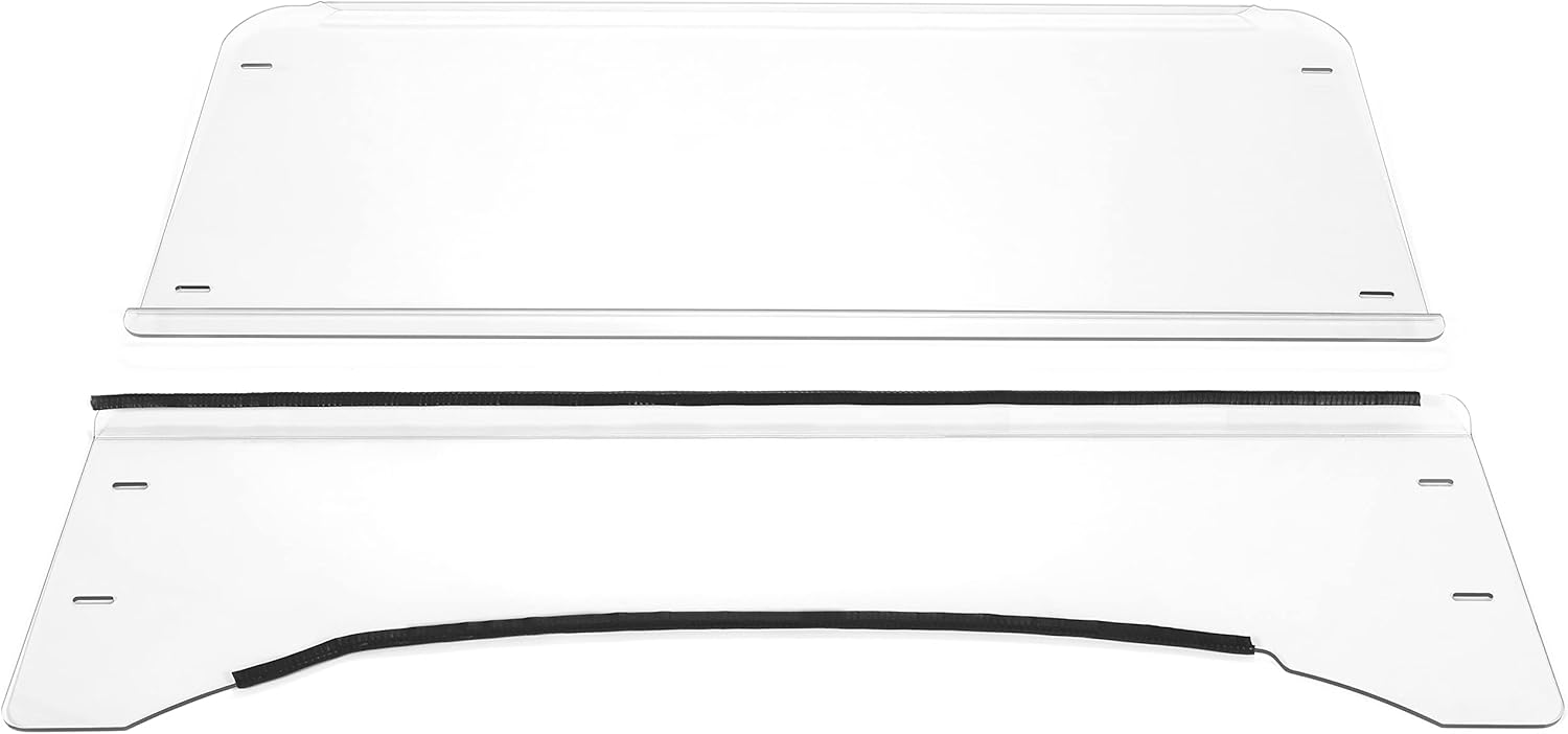 HECASA Windshield Compatible with Kubota RTV 400, Kubota RTV 500, Kubota RTV 520 Full Clear Windscreen
