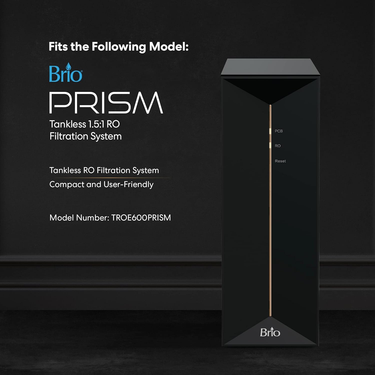 Brio Reverse Osmosis Membrane Replacement Filter for Brio Model TROE600PRISM