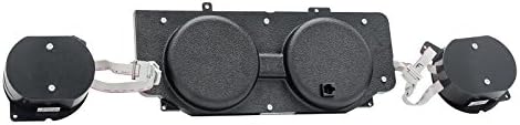 Dakota Digital VHX-69F-MUS-K-B Compatible with 1969 70 Ford Mustang Analog Dash Gauge System Black Alloy Blue Backlighting