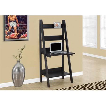 61 in. H Ladder Style Computer Desk - Cappuccino DA659023