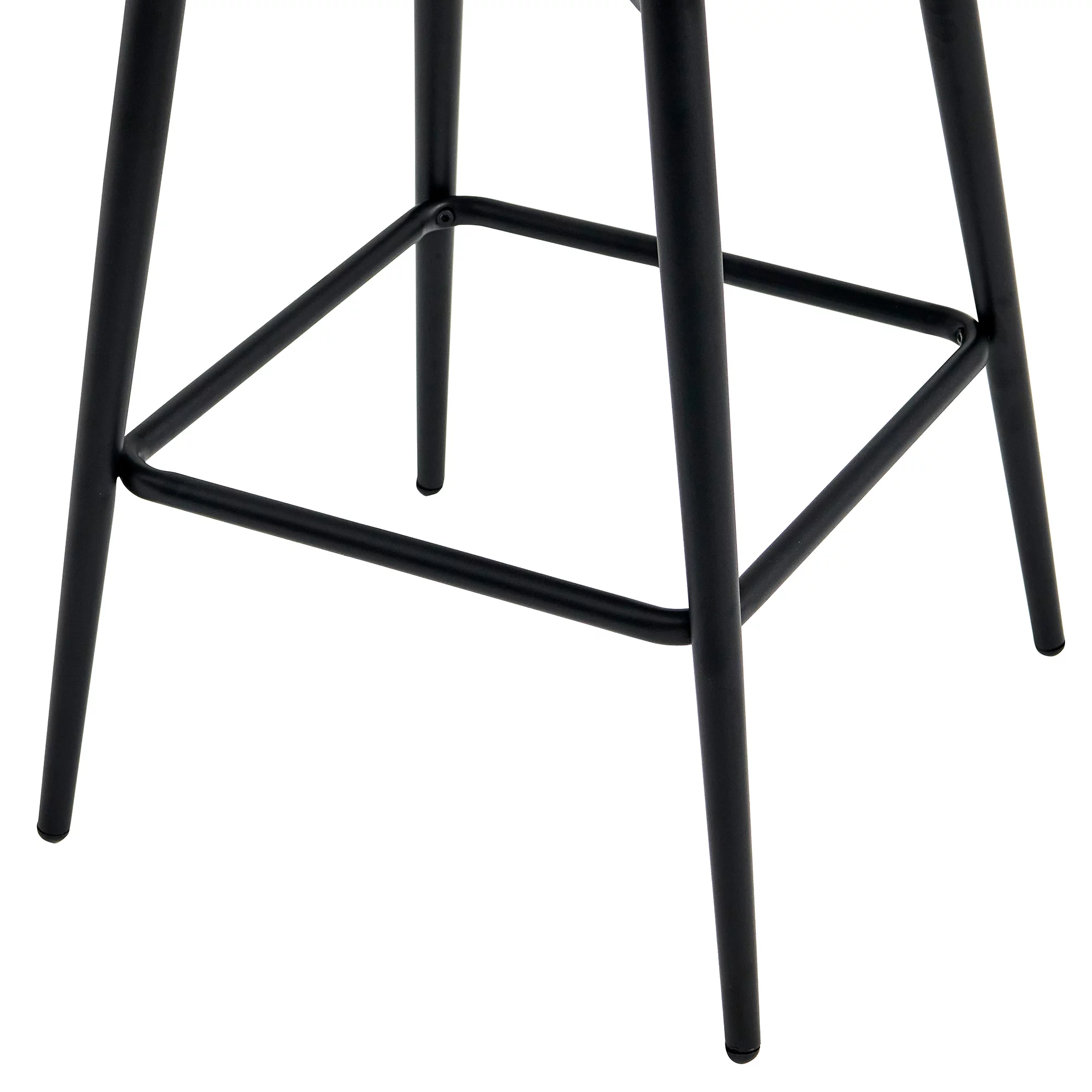 CHITA 27 inch Counter Height Swivel Bar Stools Low Back Set of 2, Metal Base, Faux Leather in Cloud