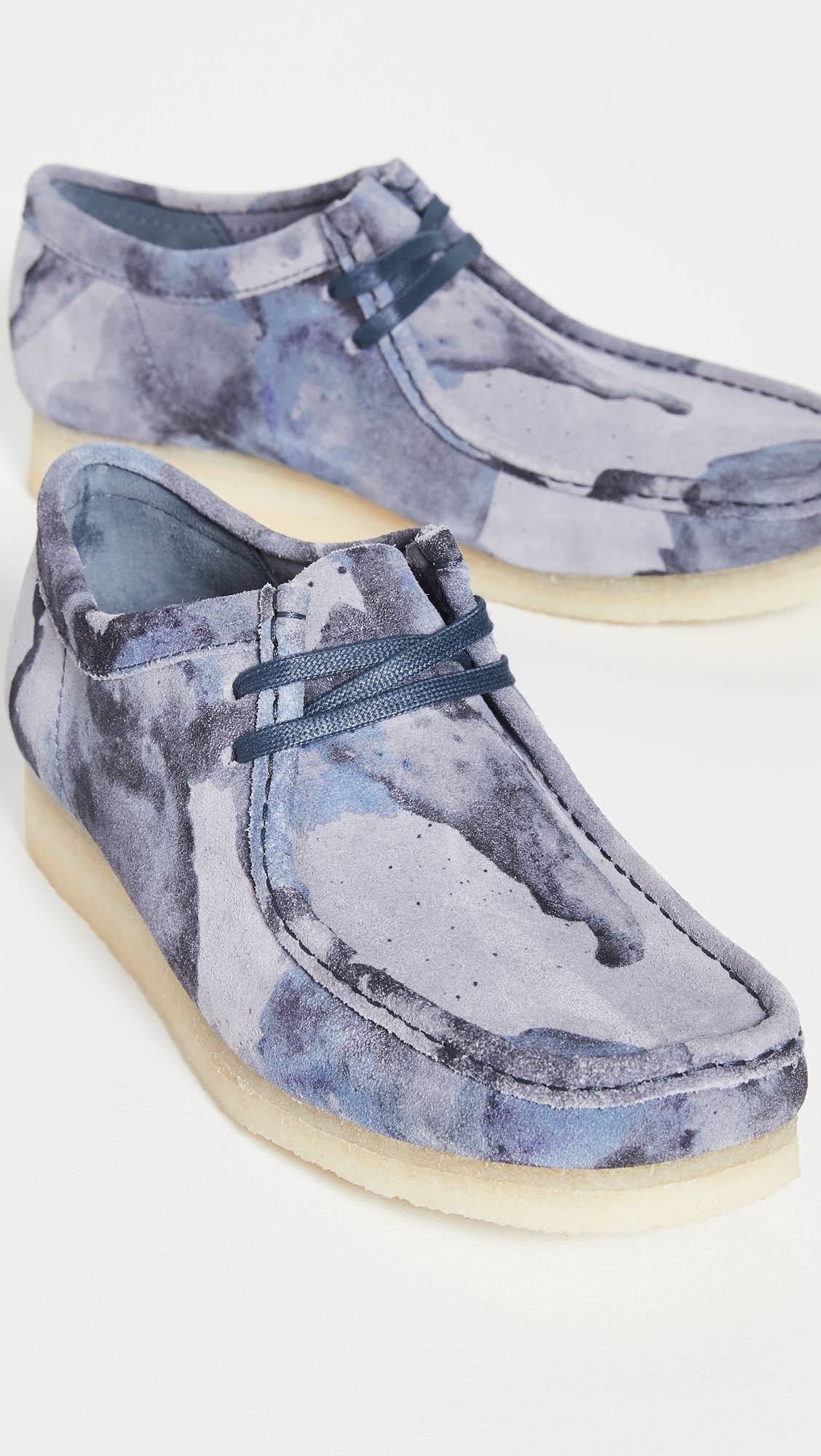 Clarks Wallabee &Blue Camo& 11