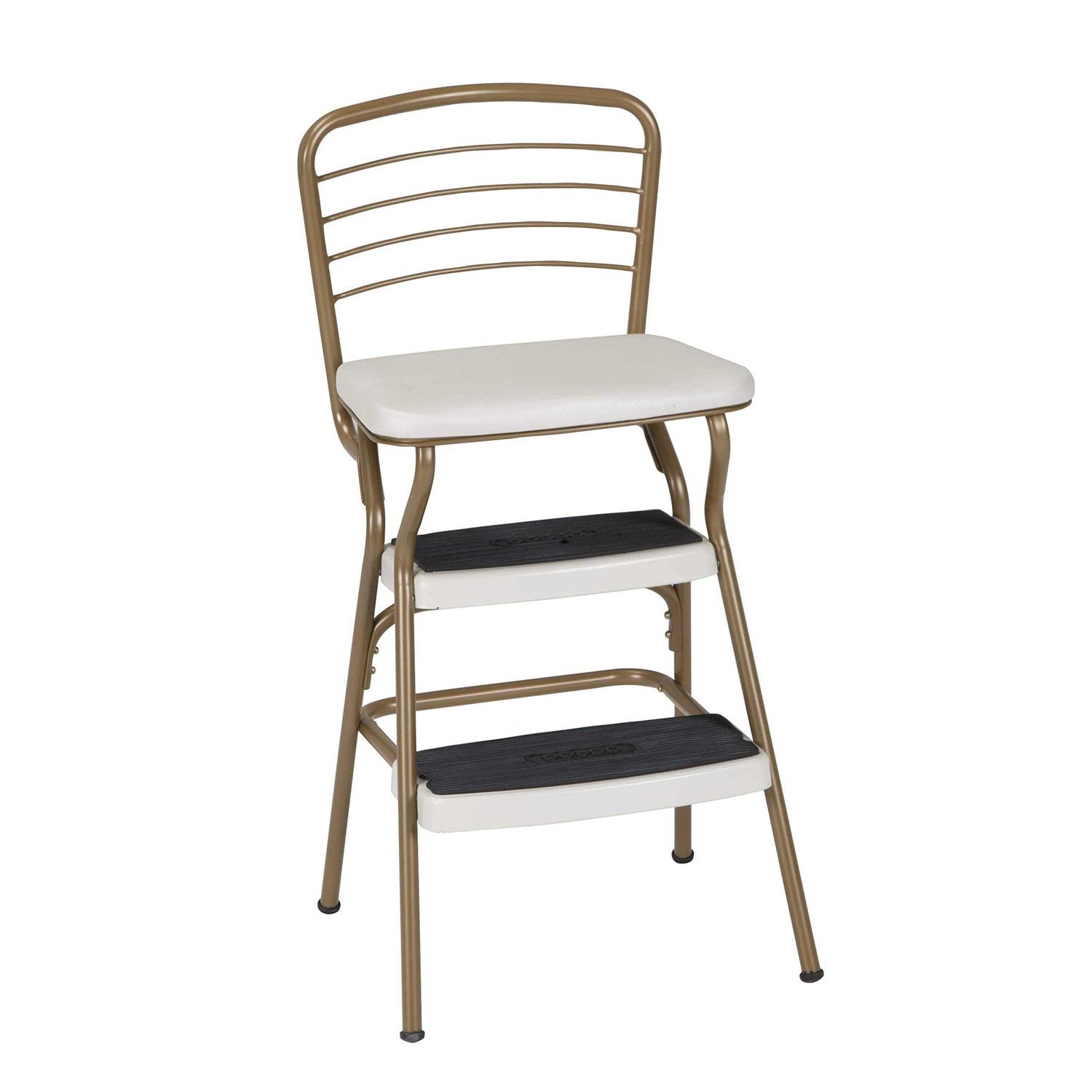Cosco Stylaire Retro Chair/Step Stool with Flip-Up Seat - Shop Hardware Tools Online Store