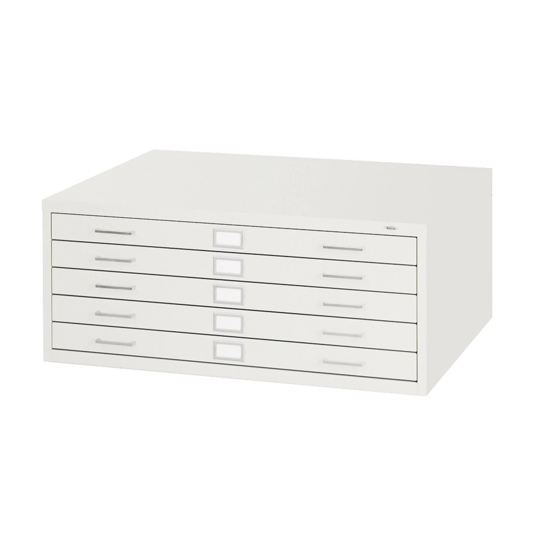Safco 4994WHR High Density Storage Accessories 5-Drawer Steel Flat File for 24 In x 36 In Documents