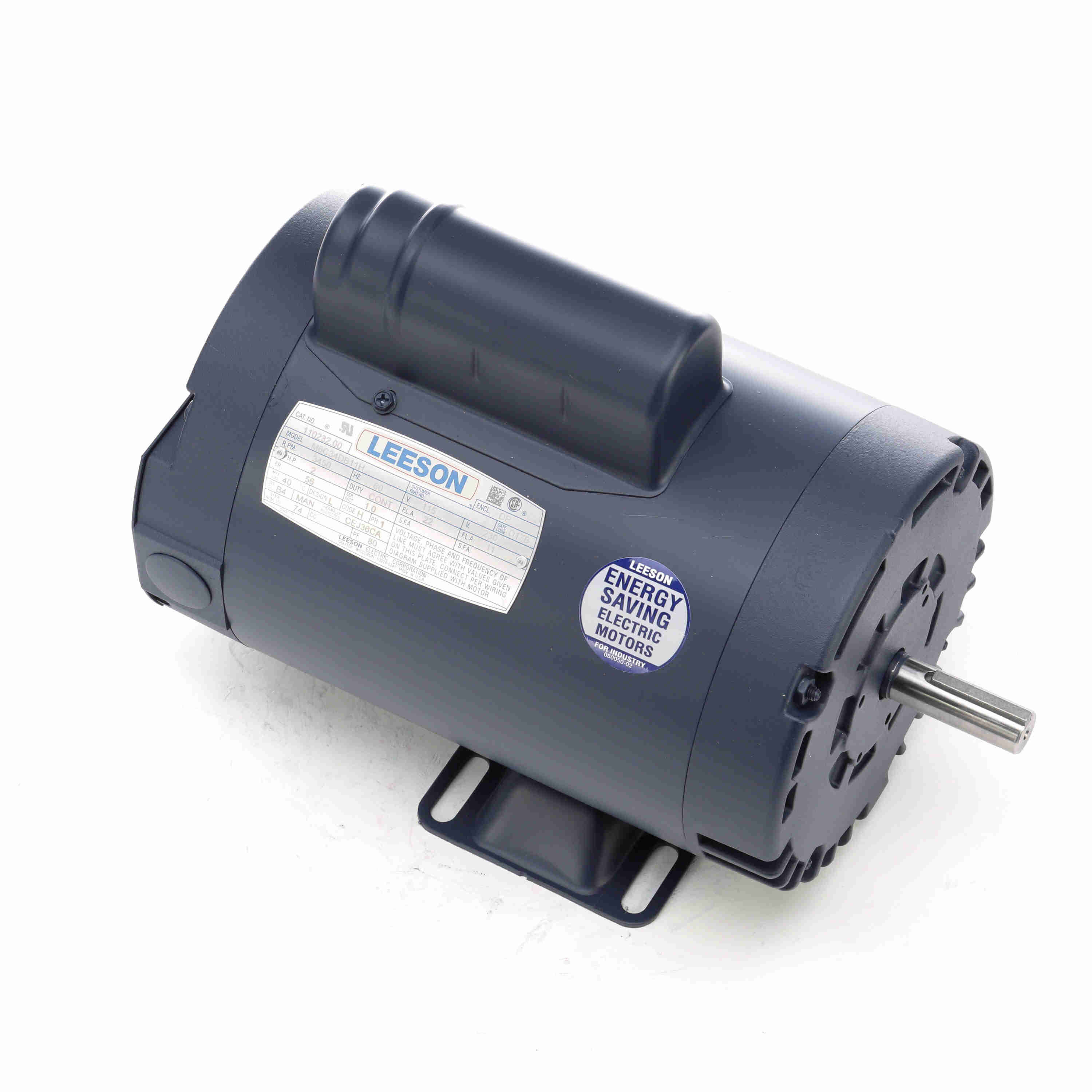 110232.00 Leeson 2HP Electric Motor, 3450RPM