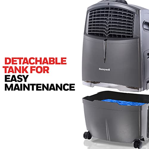 Honeywell 525 CFM Indoor Portable Evaporative Cooler with Fan & Humidifier