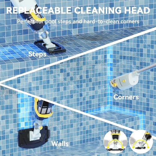 Lydsto Handheld Pool Vacuum with Telescopic Pole