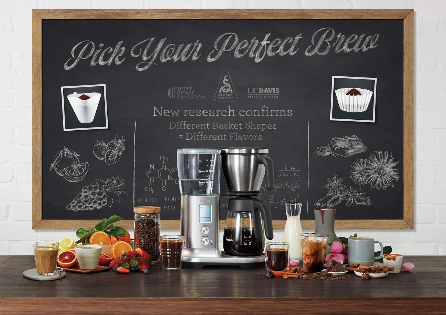 Breville Precision Brewer Drip Coffee Machine BDC400BSS, Glass Carafe