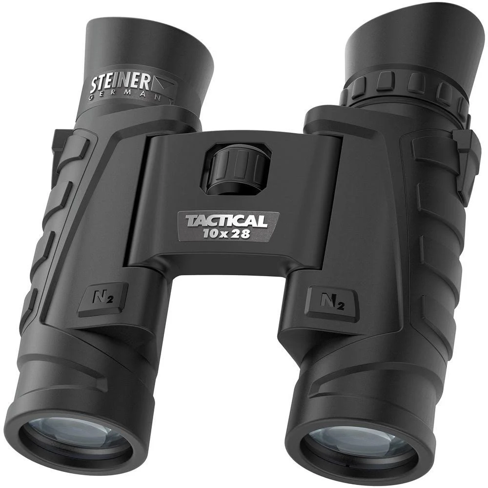 Steiner 10x28 Tactical Binoculars 10x, 28mm, Size Class Compact, ROOF, Fogproof Waterproof 2004