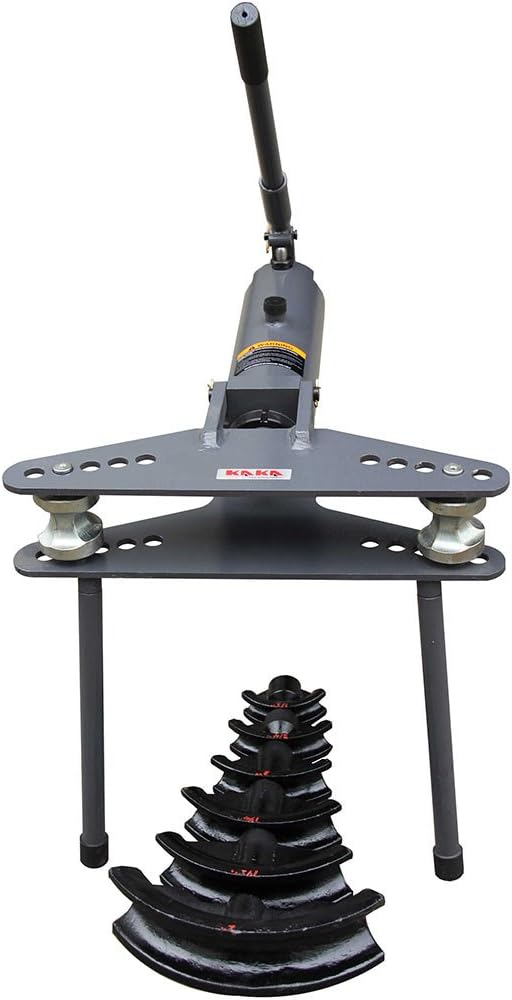 KAKA Industrial Heavy-Duty Hydraulic Roll Cage Tube Bender, Solid Construction and High Precision Metal Tube Bender (HB-8)