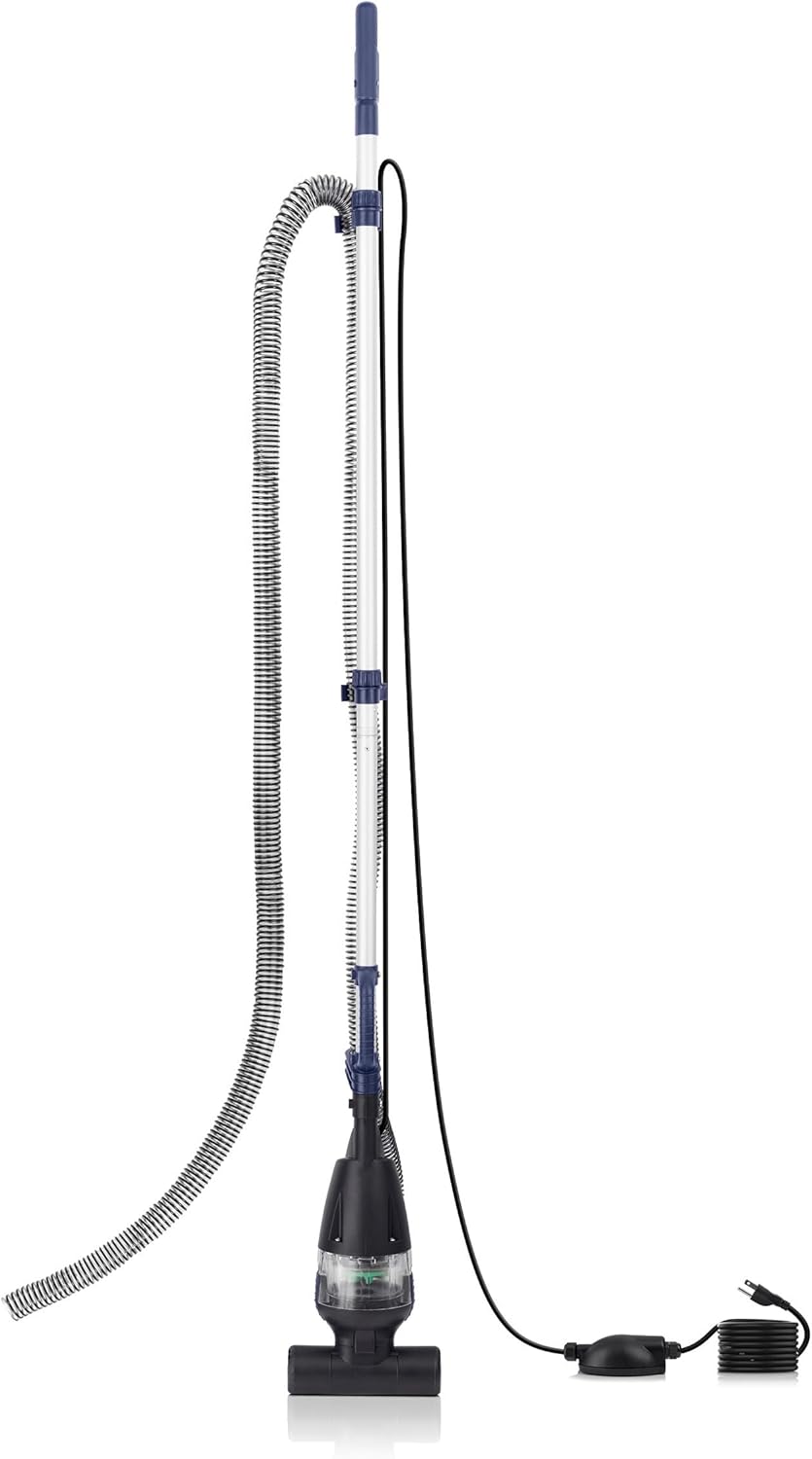 Alpine Corporation Traditional Pond Vacuum with Adjustable Telescopic Handle and 2 Brush Heads
