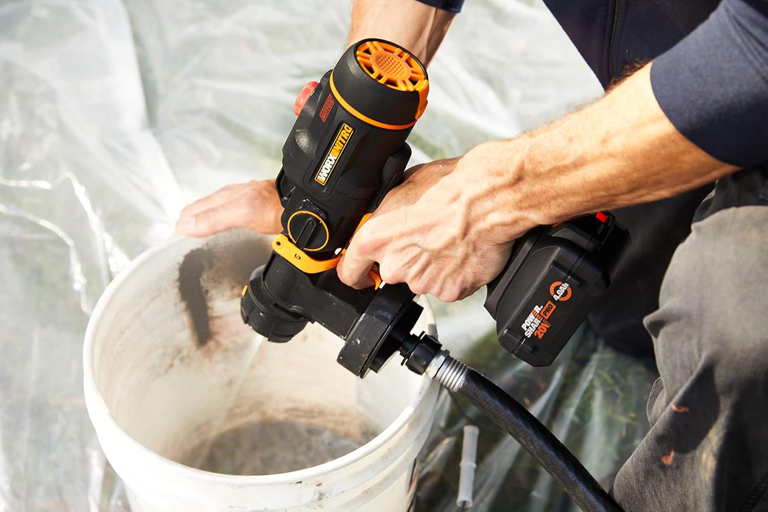 Worx NITRO 20V Cordless Paint Sprayer Power Share with Brushless Motor
