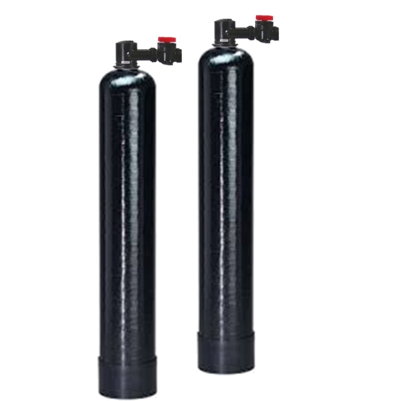 10 GPM Anti-Scale Salt Free Water Conditioner + Catalytic Carbon Whole House Water Filtration for Chloramine Reduction