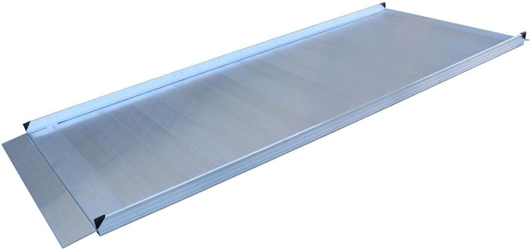 Titan 10 Foot Aluminum Wheelchair Entry Ramp Complies with ADA CA Building Code Ramp Only