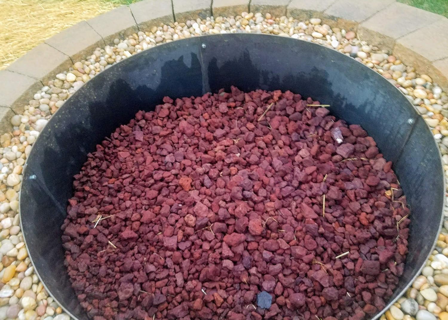 Steel Fire Pit - Campfire Ring -Firepit Liner - 18 x 36 x 11 Ga Thick.