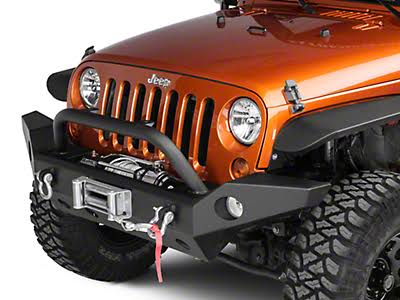 2009 Jeep Wrangler Barricade Trail Force HD Full Width Front Bumper