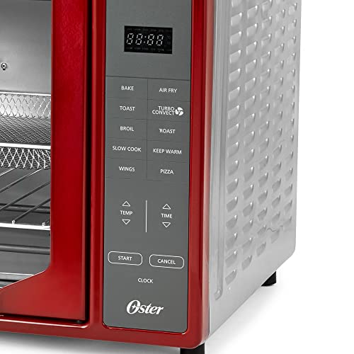 Oster Air Fryer Oven, 10-In-1 Countertop Toaster Oven Stainless Steel French Door Touch Control countertop oven