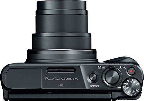 Canon PowerShot SX740 HS Camera with 40x Optical Zoom and 20.3 Megapixel CMOS Sensor (International Model, Black)