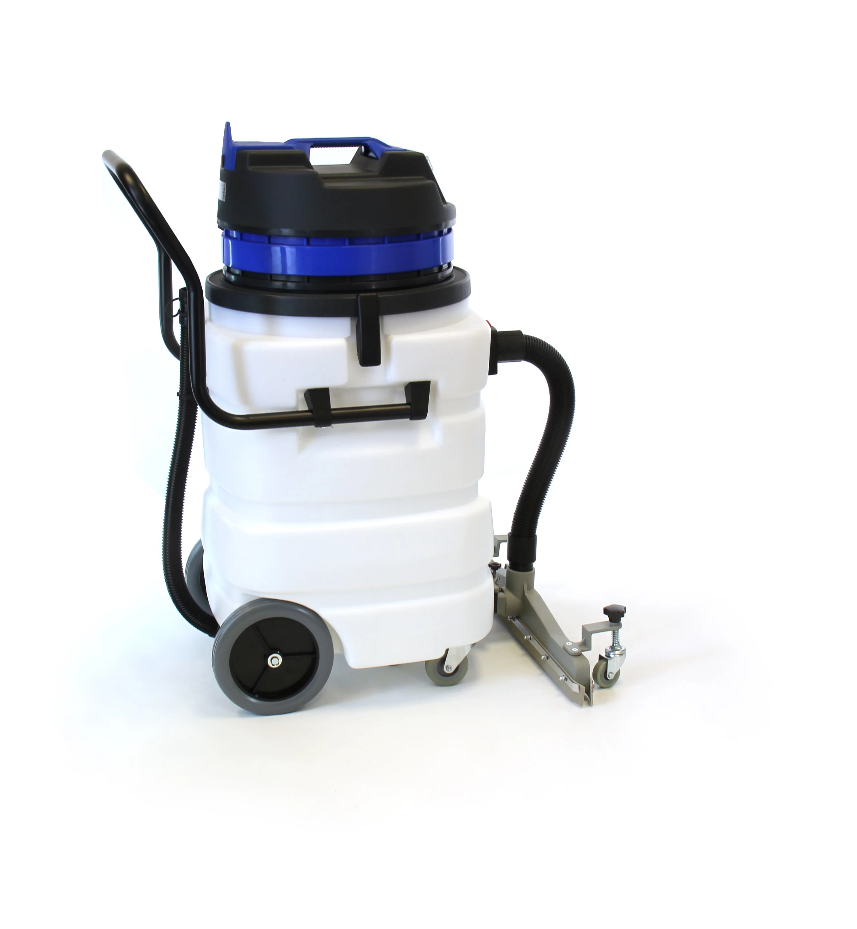 Industrial Vacuum Cleaner Wet/Dry - 2 Motors - Front Squeegee - 24 Gallon
