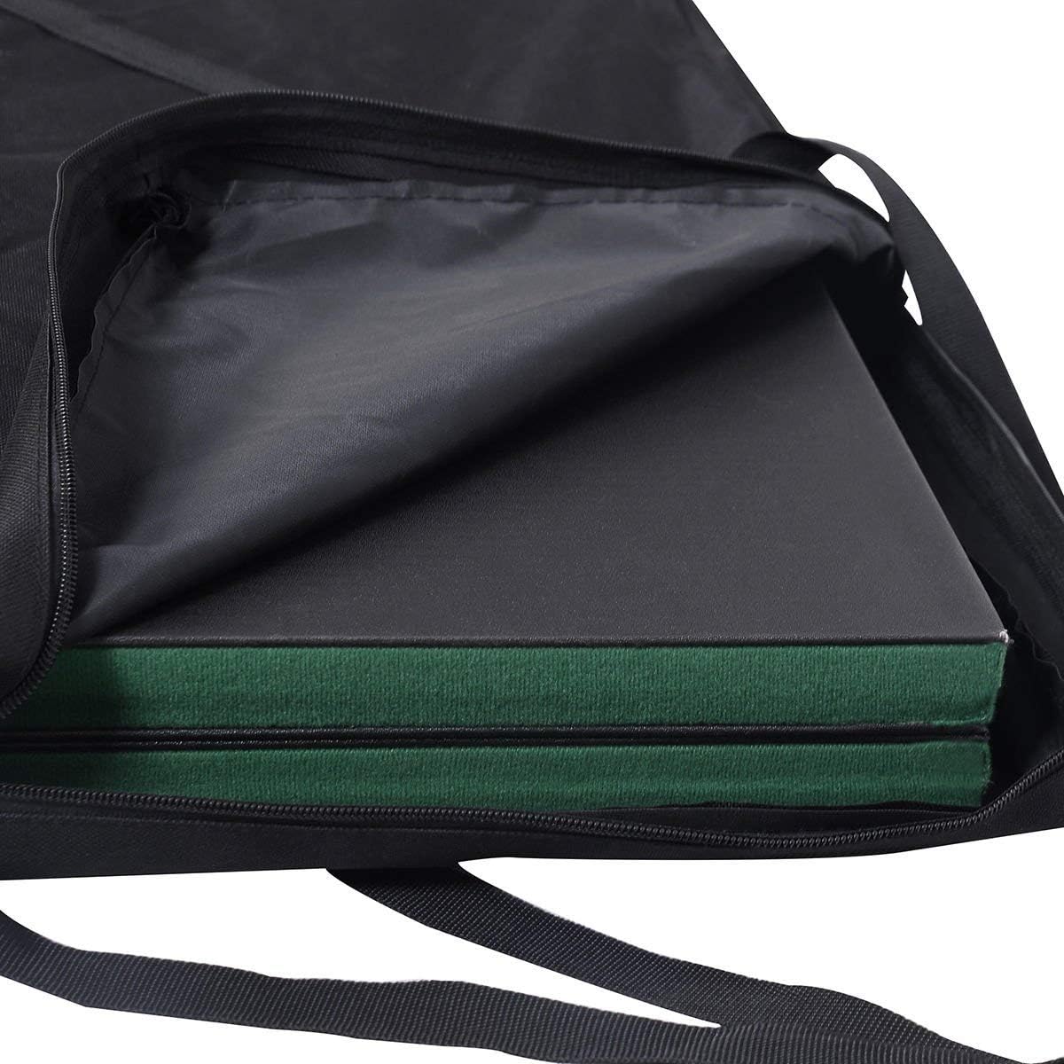 ReunionG 48 Folding Poker Table Top 4 Fold Octagon 8 Poker Table Top with Carrying Case