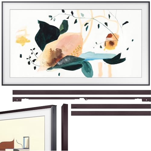 Samsung LS03TA The Frame 3.0 QLED Smart 4K UHD TV (2020 Model) Bundle VG-SCFT75WT/ZA (2020) The Frame Customizable Bezel