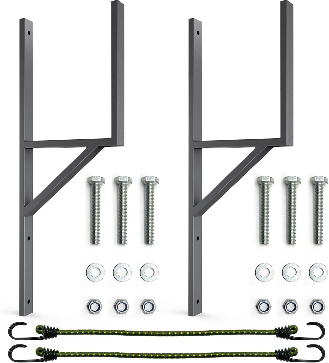 Heavy Duty Side Mount Trailer Ladder Rack for Enclosed Cargo Trailer