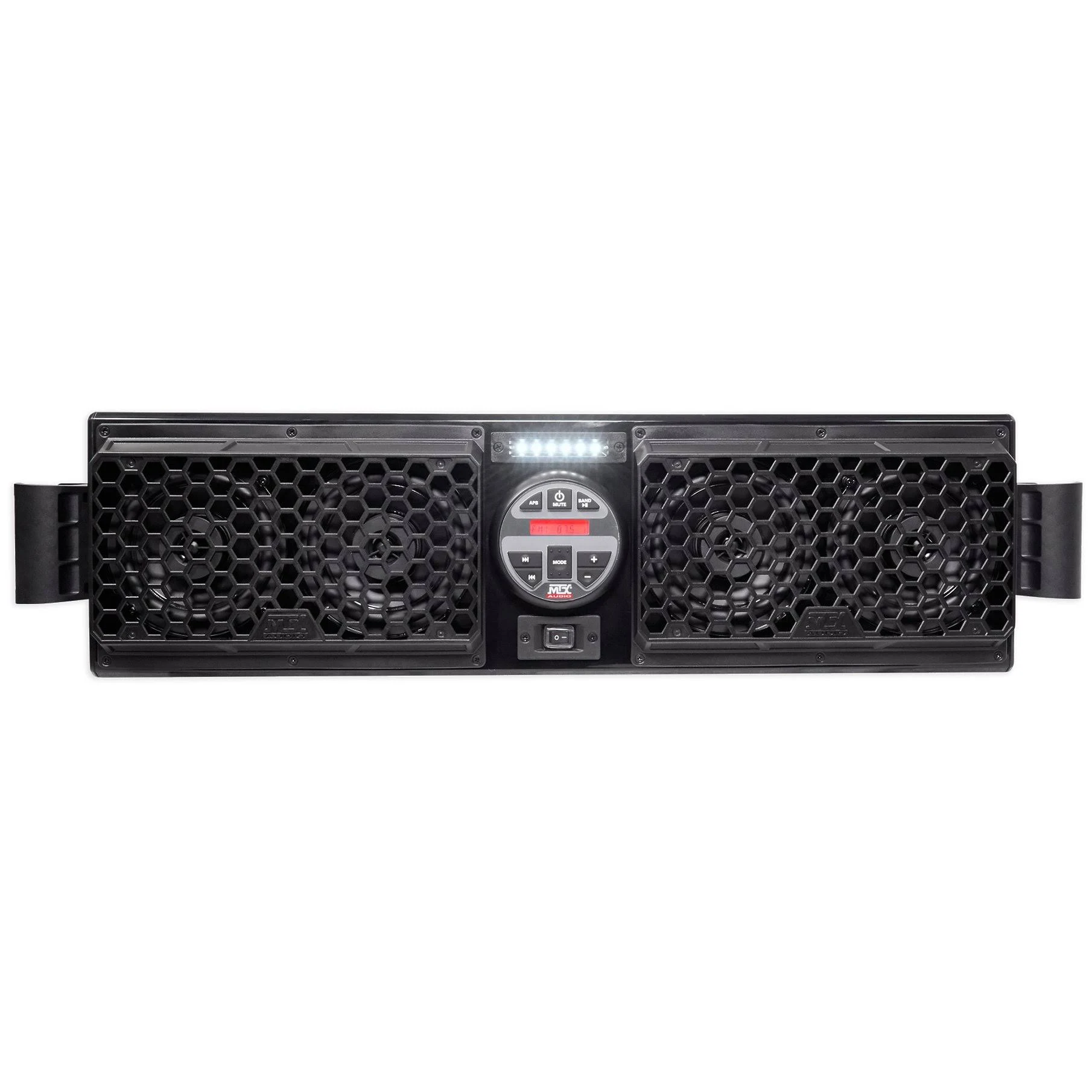 MTX Polaris Ranger Four-Speaker Marine Bluetooth Soundbar System for Pro-Fit Cages MUDSYS31