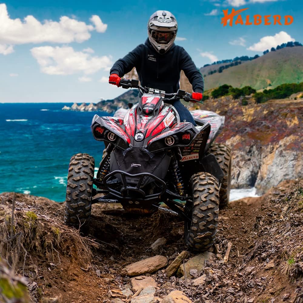 HALBERD ATV Tires, 26x9-12 & 26x11-12 6PR ATV Tires, 17mm All Terrain ATV UTV Off-Road Tires Compatible with Polaris ACE 500 Sportsman 330 450 Arctic Cat Alterra 400 Honda Pioneer 500 520(Set of 4)