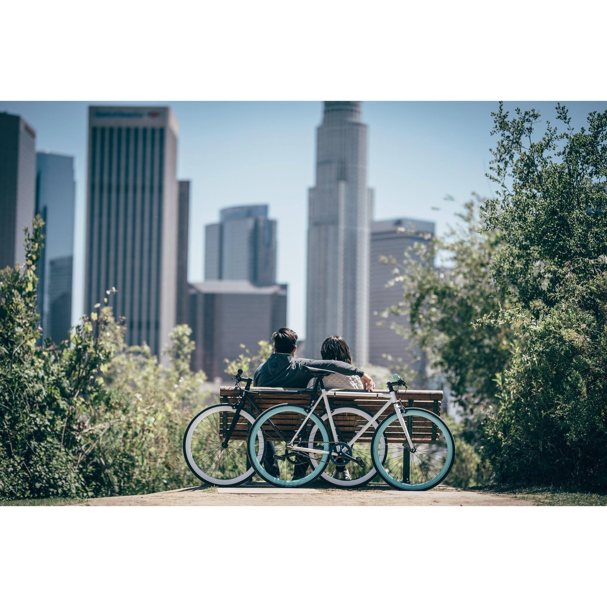 Golden Cycles Saint Black/Gold Fixed Gear 52 cm