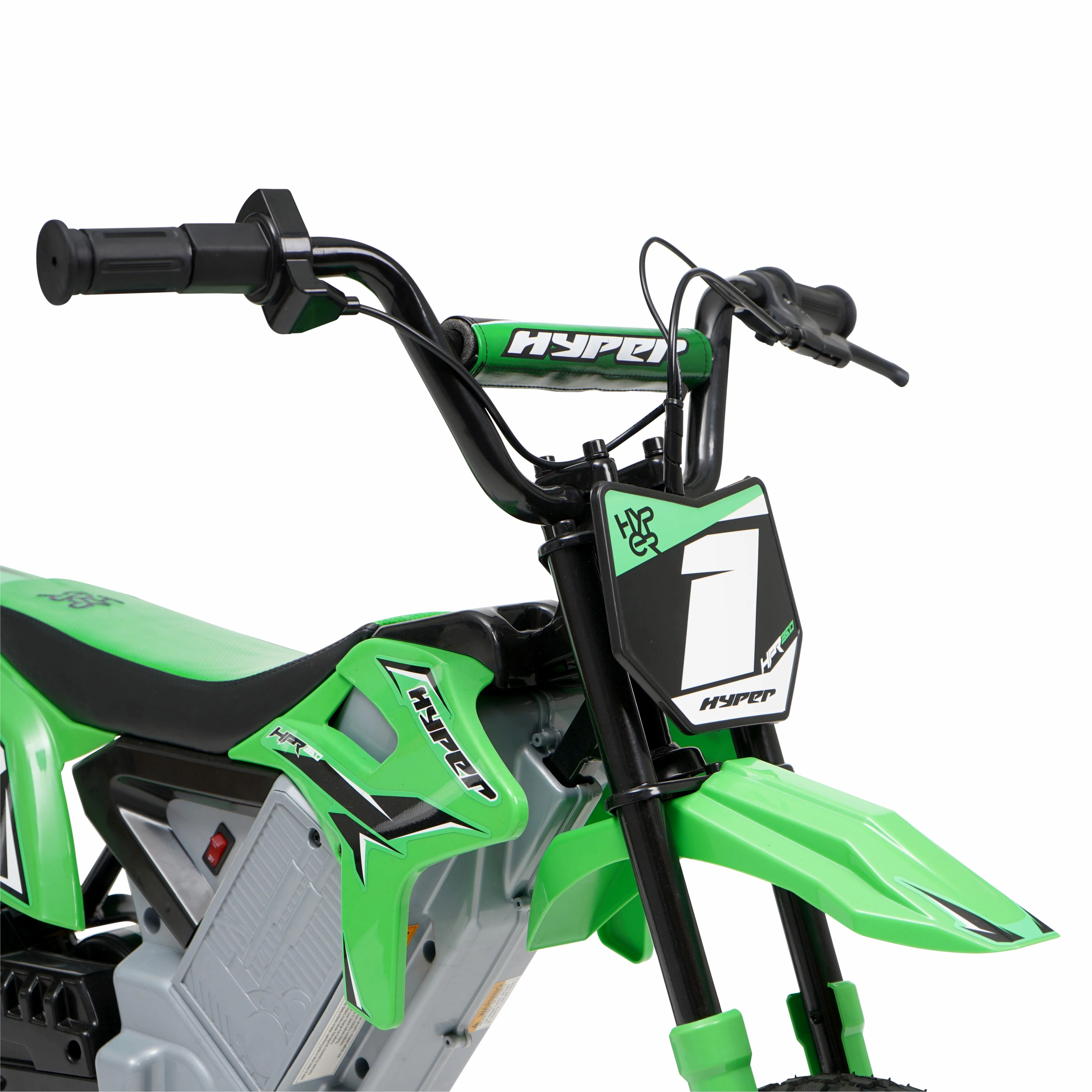 Hyper Toys HPR 350 Dirt Bike 24 Volt Electric Motorcycle in Green