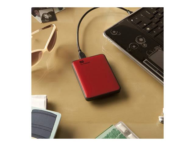 WD My Passport 1 TB External HDD - WDBBEP0010BRD - USB 3.0