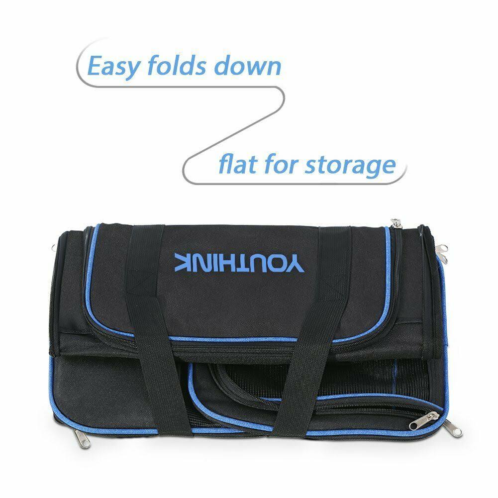 YOUTHINK Pet Wheels Rolling Carrier, Removable Wheeled Travel Carrier for Pets