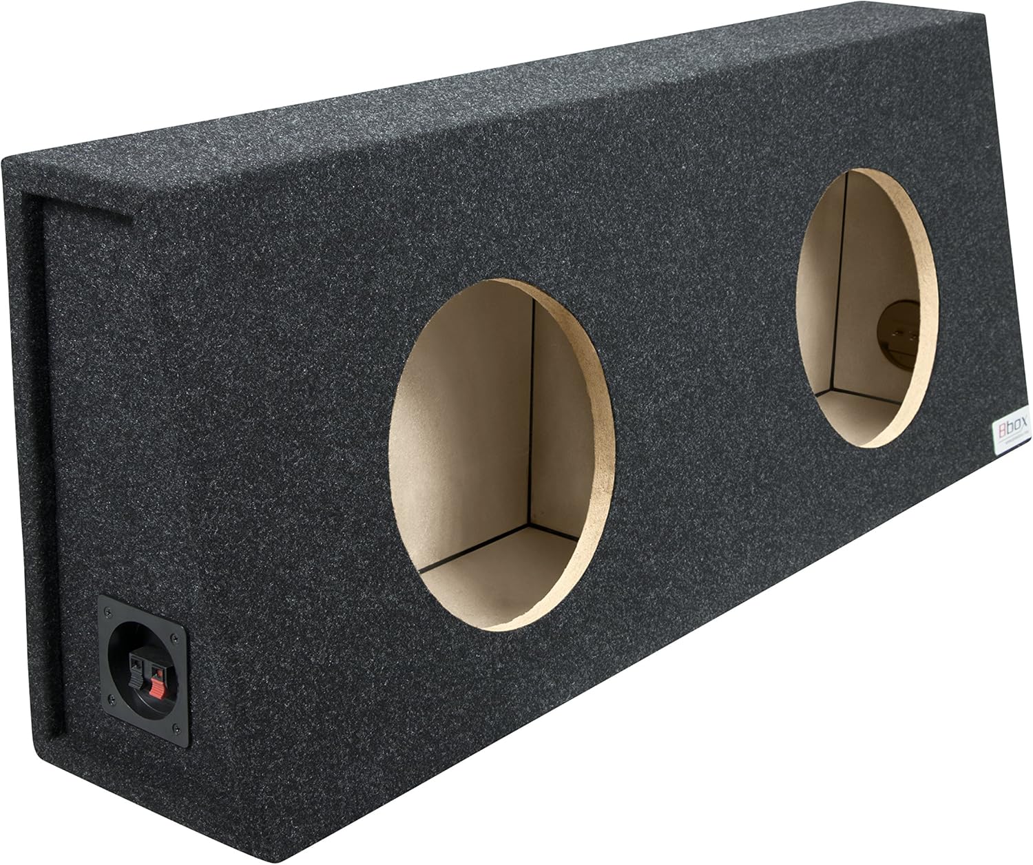 Atrend Dual 10 Subwoofer Regular Standard Cab Truck Sub Box Enclosure 3/4 MDF Speaker Box, Charcoal (E10DT)