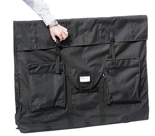 X-Port Professional Expandable Art Portfolio Case (32x22 x 42x22) Oversized for Art, Foam Boards, Marketing Displays, Trial Exhi
